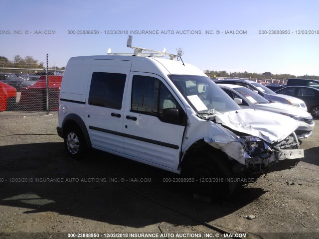 NM0LS6AN3DT152568 - 2013 FORD TRANSIT CONNECT XL WHITE photo 1
