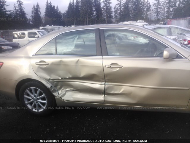 4T1BK3EKXBU614883 - 2011 TOYOTA CAMRY SE/LE/XLE GOLD photo 6