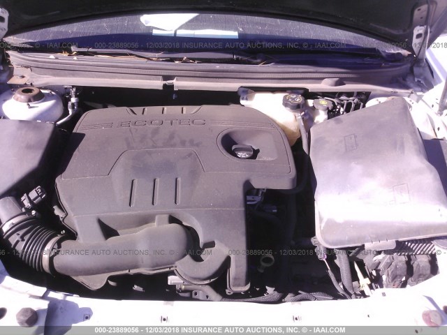 1G1ZC5EU1CF349654 - 2012 CHEVROLET MALIBU 1LT WHITE photo 10