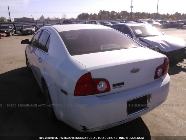 1G1ZC5EU1CF349654 - 2012 CHEVROLET MALIBU 1LT WHITE photo 3