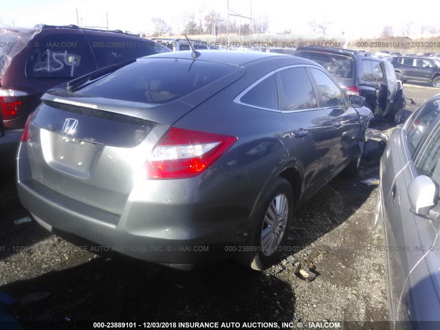 5J6TF3H33CL006836 - 2012 HONDA CROSSTOUR EX GRAY photo 4