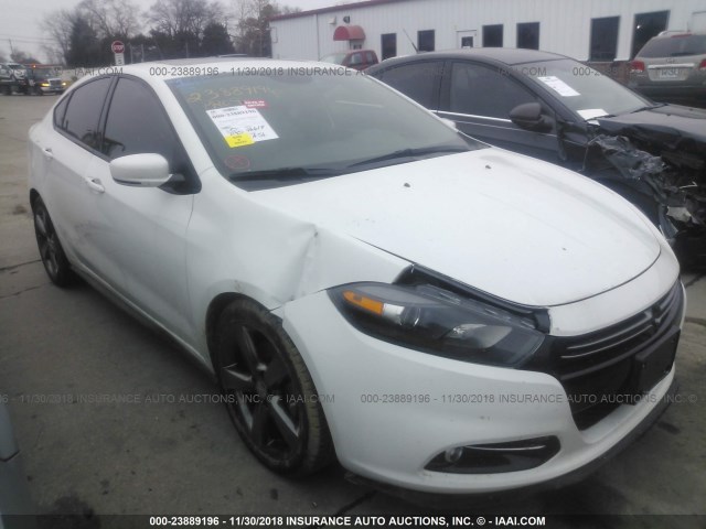 1C3CDFEB1GD538891 - 2016 DODGE DART GT WHITE photo 1