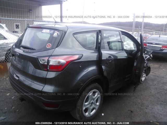 1FMCU0F73HUC72791 - 2017 FORD ESCAPE S GRAY photo 4