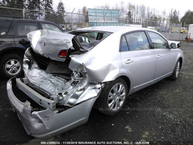 4T1BK3DB0AU368362 - 2010 TOYOTA AVALON XL/XLS/LIMITED SILVER photo 4