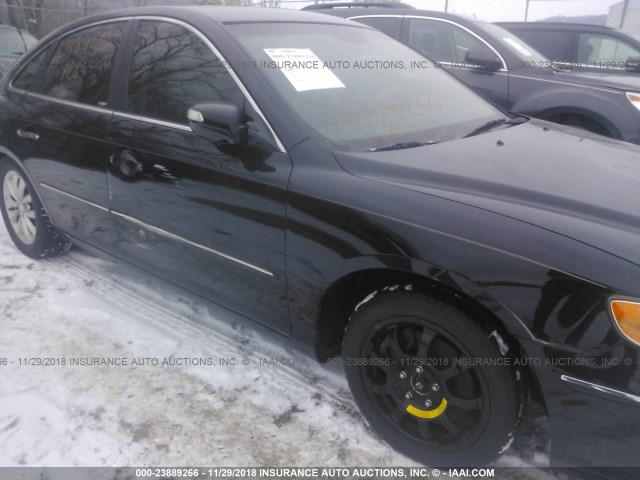 KMHFC46F97A140956 - 2007 HYUNDAI AZERA SE/LIMITED BLACK photo 6