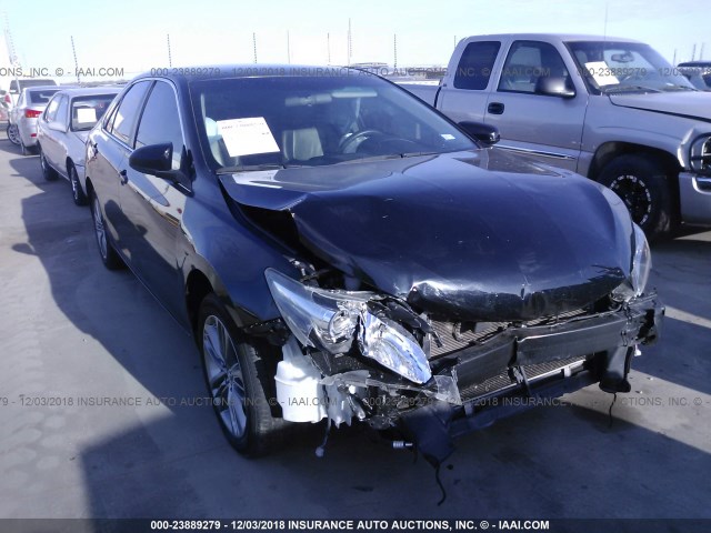 4T1BF1FK9FU041195 - 2015 TOYOTA CAMRY LE/XLE/SE/XSE 黑色 照片 1