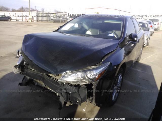 4T1BF1FK9FU041195 - 2015 TOYOTA CAMRY LE/XLE/SE/XSE 黑色 照片 2