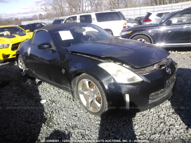 JN1AZ36A76M457131 - 2006 NISSAN 350Z ROADSTER BLACK photo 1