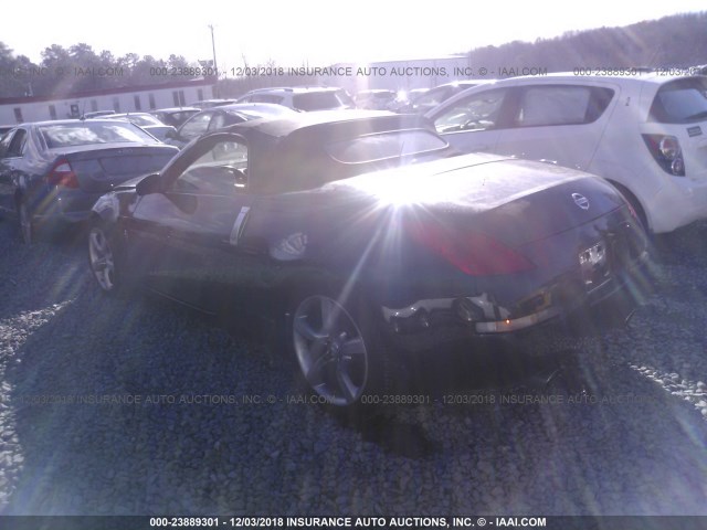 JN1AZ36A76M457131 - 2006 NISSAN 350Z ROADSTER BLACK photo 3