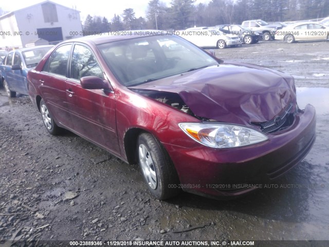 4T1BE30K13U174648 - 2003 TOYOTA CAMRY LE/XLE/SE MAROON photo 1