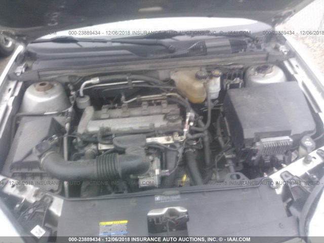 1G1ZS58F87F122127 - 2007 CHEVROLET MALIBU LS SILVER photo 10