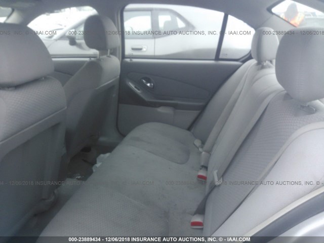 1G1ZS58F87F122127 - 2007 CHEVROLET MALIBU LS SILVER photo 8