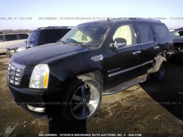 1GYFK63807R336174 - 2007 CADILLAC ESCALADE LUXURY BLACK photo 2