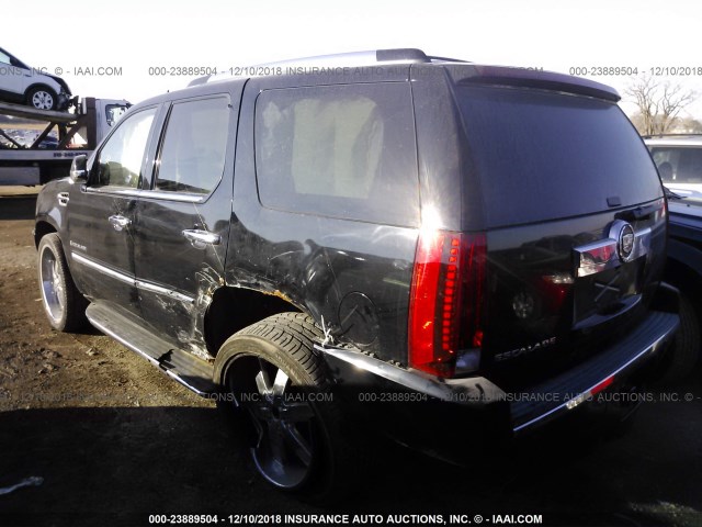 1GYFK63807R336174 - 2007 CADILLAC ESCALADE LUXURY BLACK photo 3