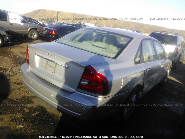 YV1TS592061442556 - 2006 VOLVO S80 2.5T SILVER photo 4