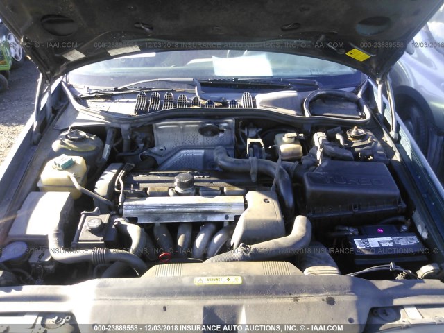 YV1LS5717S2201222 - 1995 VOLVO 850 მწვანე ფოტო 10