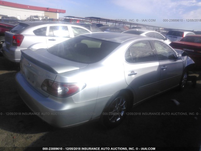 JTHBF30G930109016 - 2003 LEXUS ES 300 SILVER photo 4