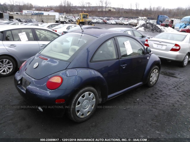 3VWBC21C7XM459115 - 1999 VOLKSWAGEN NEW BEETLE GL PURPLE photo 4