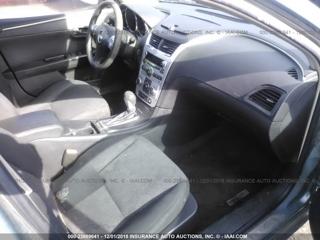 1G1ZH57B49F134419 - 2009 CHEVROLET MALIBU 1LT მწვანე ფოტო 5