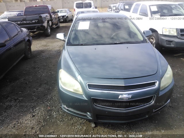 1G1ZH57B49F134419 - 2009 CHEVROLET MALIBU 1LT მწვანე ფოტო 6