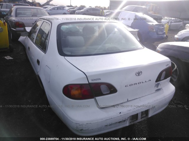 1NXBR12E8XZ221289 - 1999 TOYOTA COROLLA VE/CE/LE WHITE photo 3
