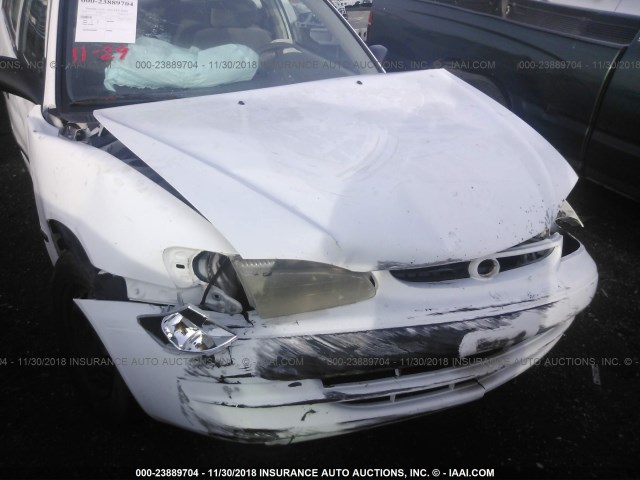 1NXBR12E8XZ221289 - 1999 TOYOTA COROLLA VE/CE/LE WHITE photo 6