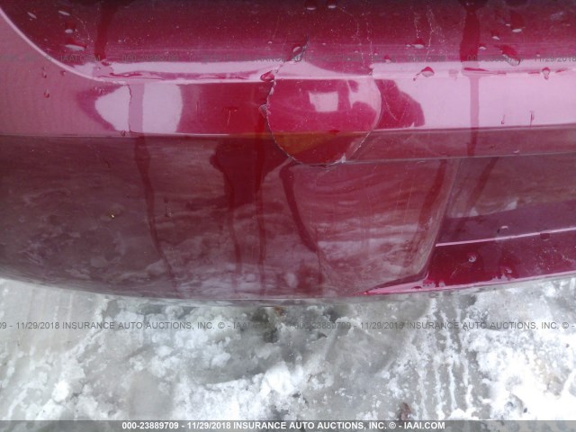 2G1WT58N489144594 - 2008 CHEVROLET IMPALA LT RED photo 6