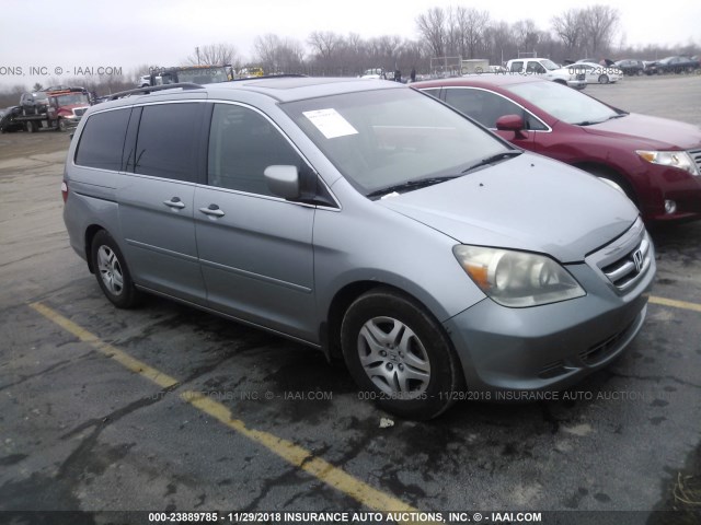 5FNRL38637B135266 - 2007 HONDA ODYSSEY EXL SILVER photo 1