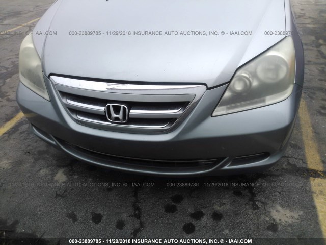 5FNRL38637B135266 - 2007 HONDA ODYSSEY EXL SILVER photo 6