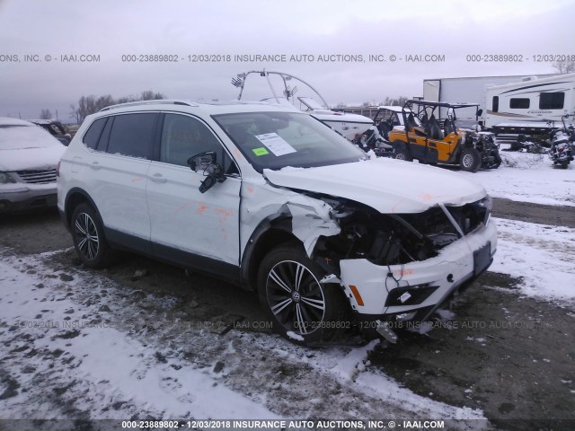 3VV2B7AX3JM082281 - 2018 VOLKSWAGEN TIGUAN SE/SEL WHITE photo 1