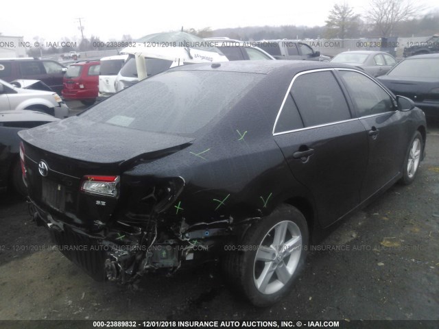 4T1BF1FK4EU749188 - 2014 TOYOTA CAMRY L/SE/LE/XLE 黑色 照片 4