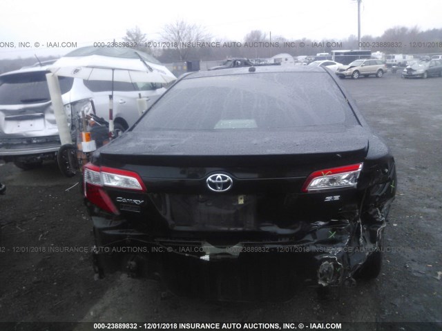 4T1BF1FK4EU749188 - 2014 TOYOTA CAMRY L/SE/LE/XLE 黑色 照片 6
