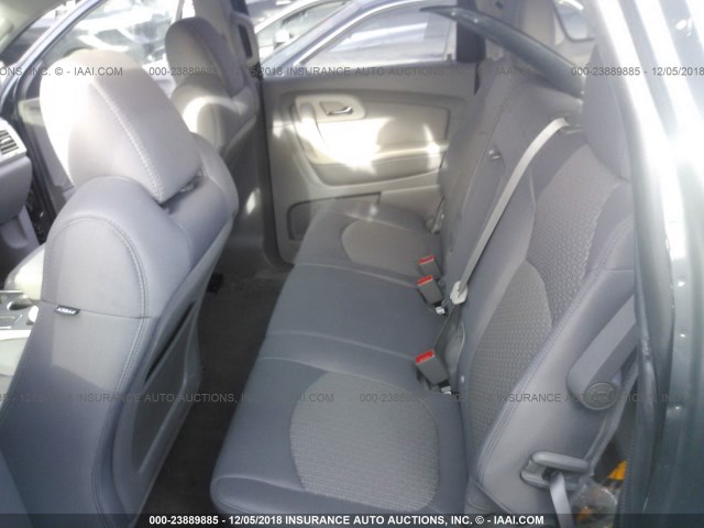 1GNKRFED2CJ253355 - 2012 CHEVROLET TRAVERSE LS GRAY photo 8