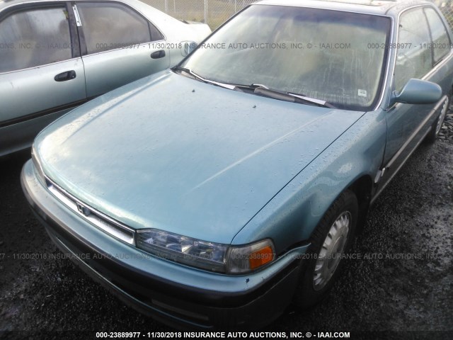 1HGCB7160MA038039 - 1991 HONDA ACCORD EX/EX-R TURQUOISE photo 6