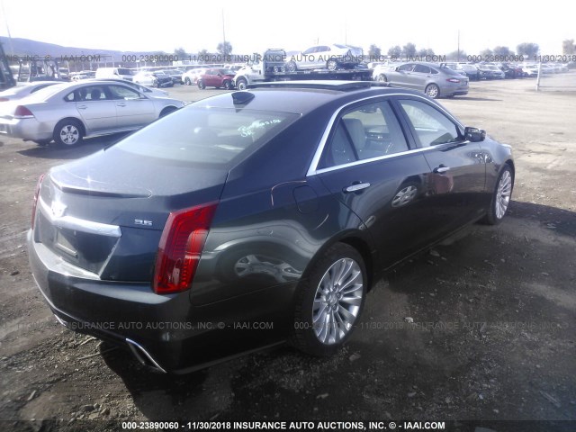 1G6AS5SS6J0186108 - 2018 CADILLAC CTS PREMIUM LUXURY GRAY photo 4