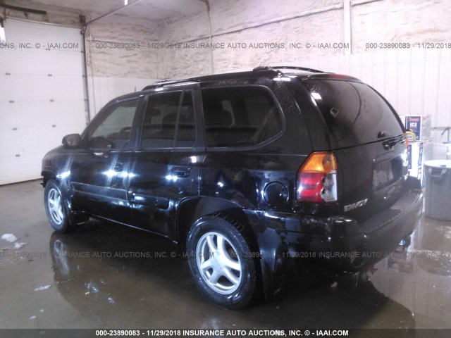 1GKDT13S052168782 - 2005 GMC ENVOY BLACK photo 3