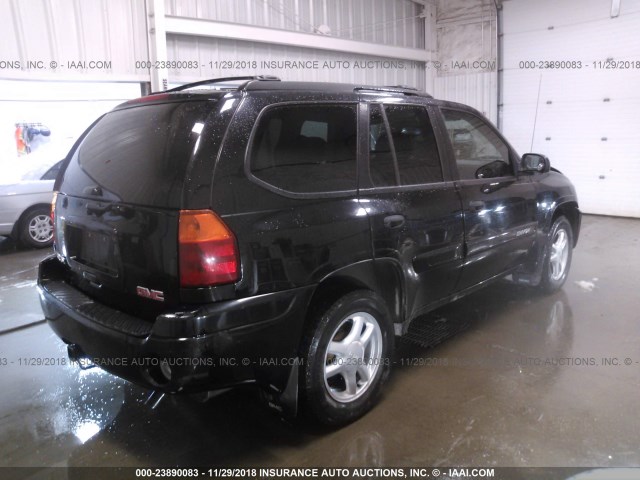 1GKDT13S052168782 - 2005 GMC ENVOY BLACK photo 4