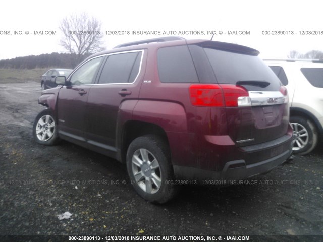 2CTALDEW3A6257568 - 2010 GMC TERRAIN SLE RED photo 3