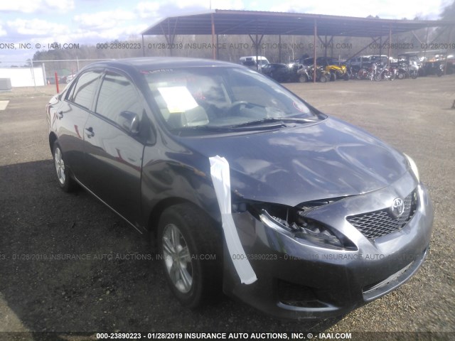 JTDBU4EE2A9112448 - 2010 TOYOTA COROLLA GRAY photo 1