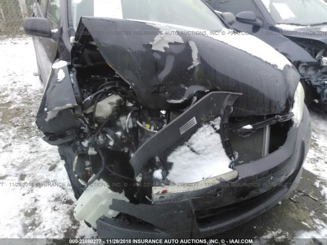 2T1KU40E29C011259 - 2009 TOYOTA COROLLA MATRIX  BLACK photo 6