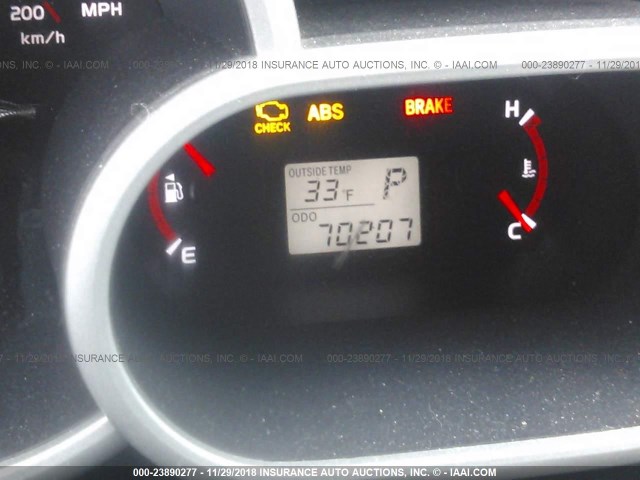 2T1KU40E29C011259 - 2009 TOYOTA COROLLA MATRIX  BLACK photo 7