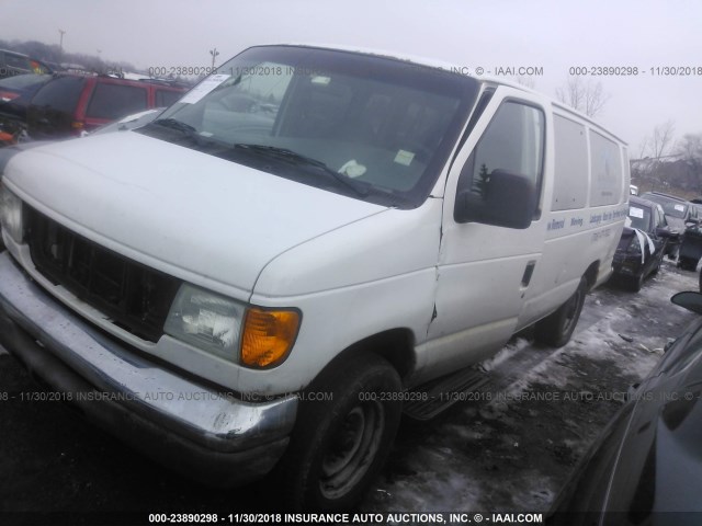 1FBSS31L17DA38521 - 2007 FORD ECONOLINE E350 SUPER DUTY WAGON WHITE photo 2