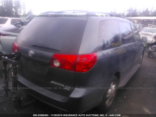 5TDBA22C96S060731 - 2006 TOYOTA SIENNA XLE/XLE LIMITED GRAY photo 4