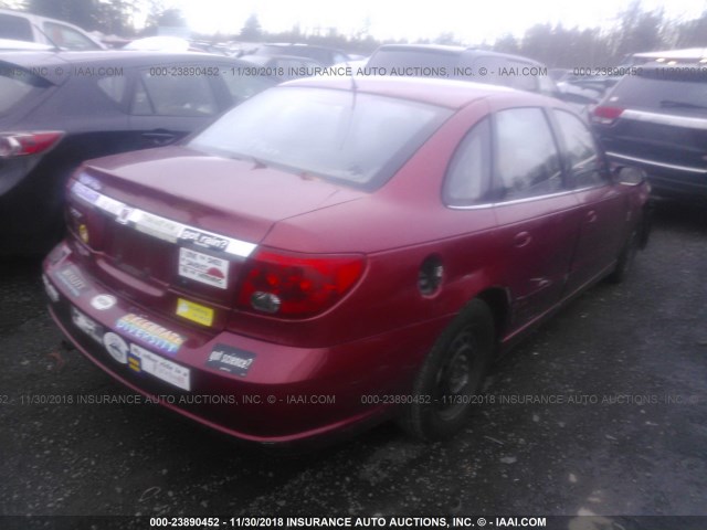 1G8JU54F63Y568225 - 2003 SATURN L200 RED photo 4