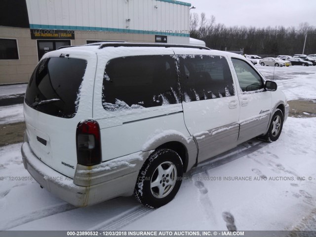 1GMDX03E52D227308 - 2002 PONTIAC MONTANA WHITE photo 4