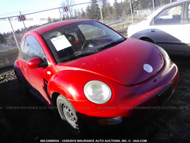 3VWBK21C82M439631 - 2002 VOLKSWAGEN NEW BEETLE GL RED photo 1