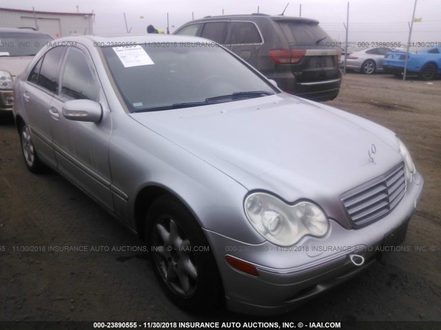 WDBRF84J74F531866 - 2004 MERCEDES-BENZ C 320 4MATIC SILVER photo 1