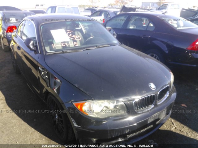 WBAUP9C55AVF49481 - 2010 BMW 128 I BLACK photo 1