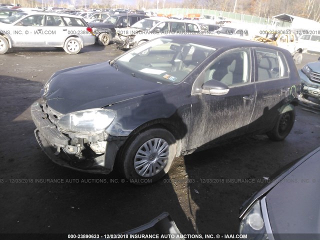 WVWDB7AJ2EW001795 - 2014 VOLKSWAGEN GOLF 黑色 照片 2