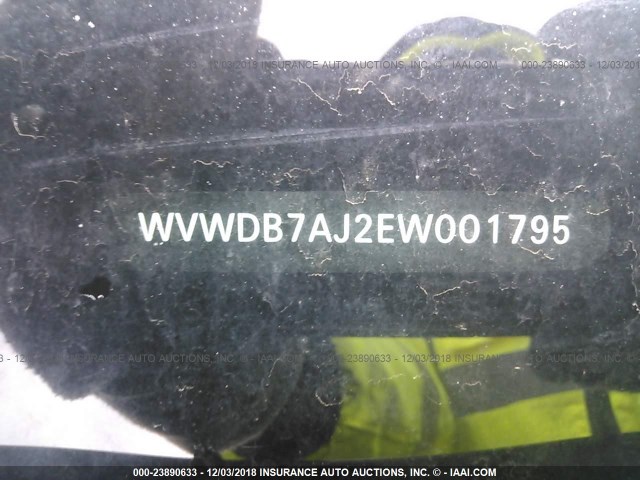 WVWDB7AJ2EW001795 - 2014 VOLKSWAGEN GOLF 黑色 照片 9